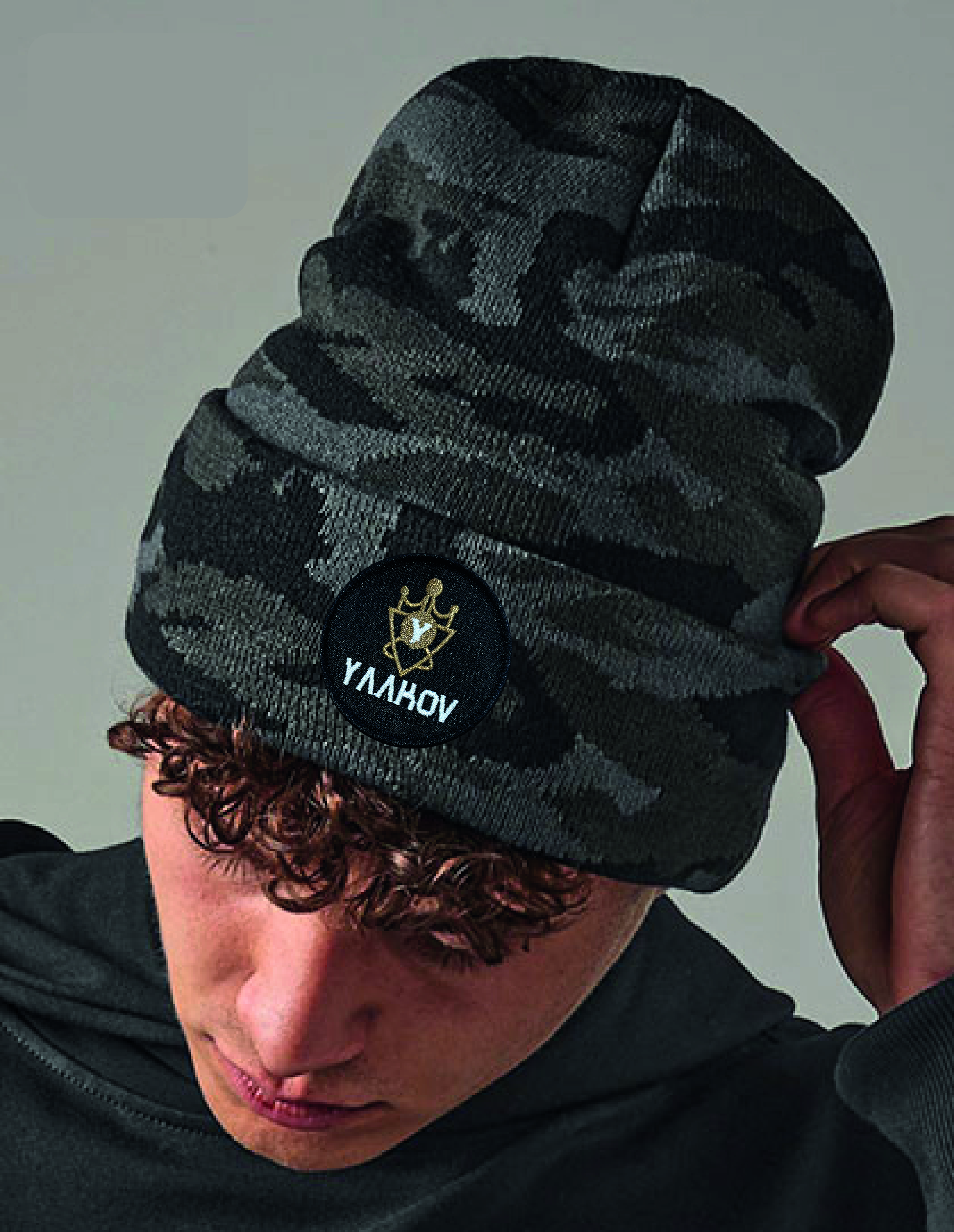 Black Camo Beanie